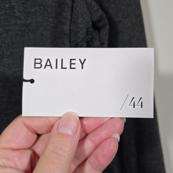 BAILEY 44 Cher Sweater Dress Anthracita Gray Layered Look Size M Modern Chic - Picture 8 of 12